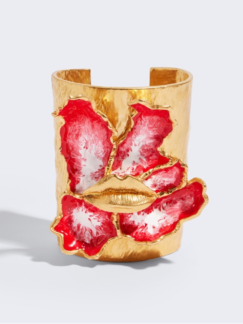 Surrealist Blooming Lips Cuff